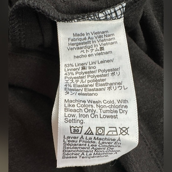 NWT! J.Crew High-neck tank top in stretch linen blend. XXS - Picture 4 of 5